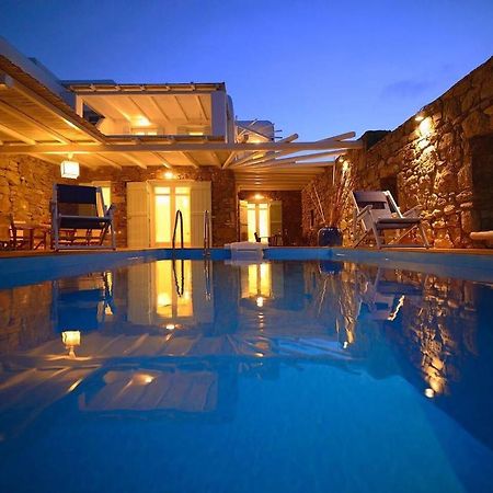 Allaya,Panormos Villa Private Pool エクステリア 写真