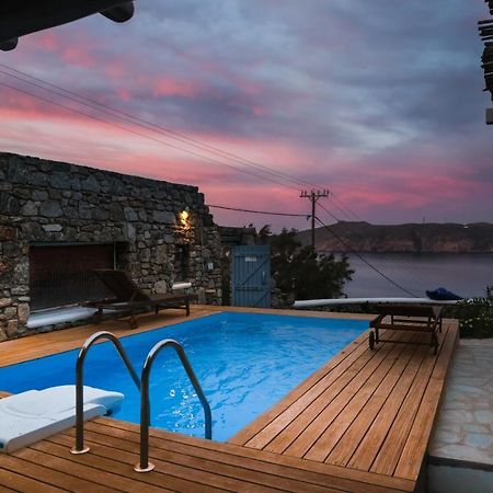 Allaya,Panormos Villa Private Pool エクステリア 写真