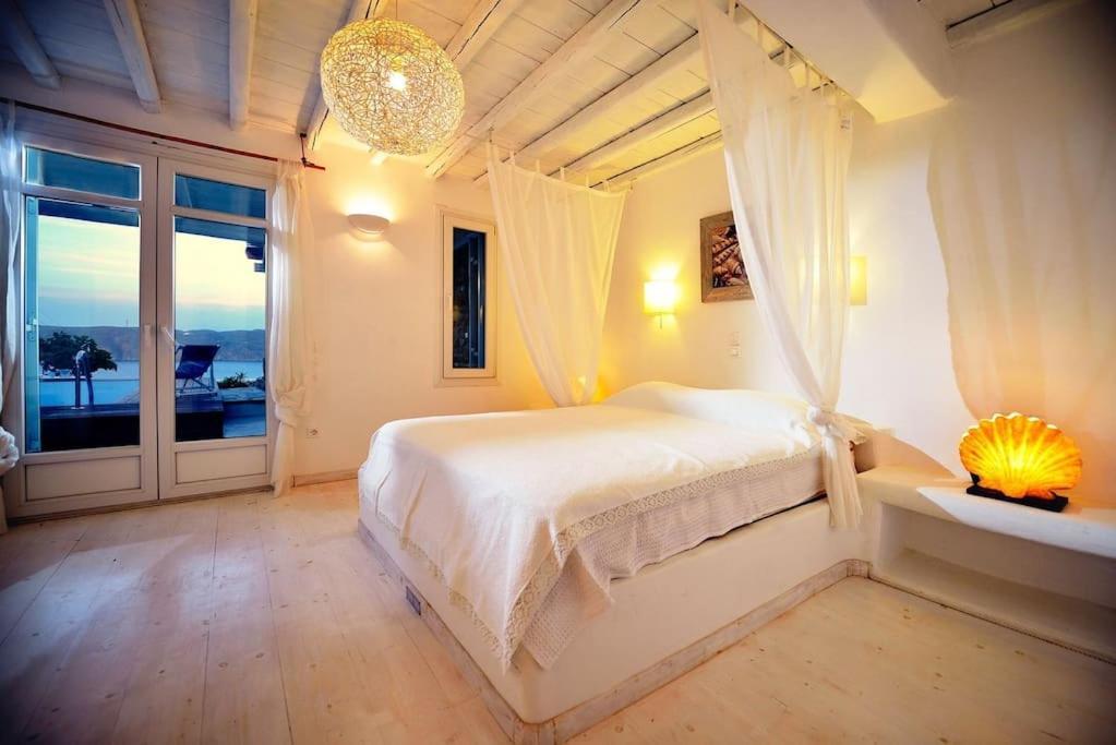 Allaya,Panormos Villa Private Pool エクステリア 写真