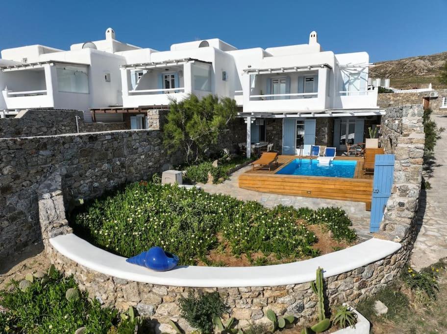 Allaya,Panormos Villa Private Pool エクステリア 写真