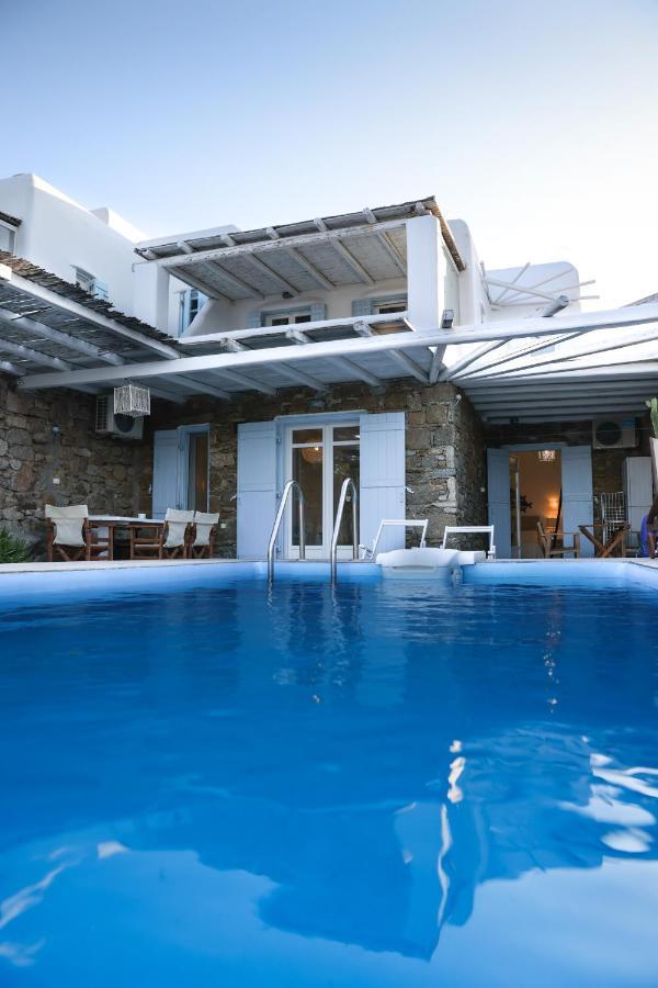 Allaya,Panormos Villa Private Pool エクステリア 写真