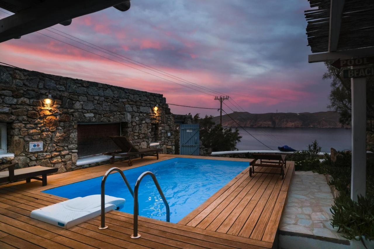 Allaya,Panormos Villa Private Pool エクステリア 写真